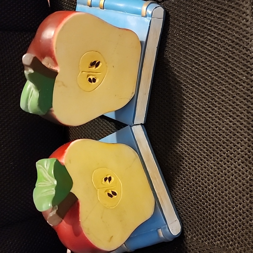 Vintage Ceramic Apple Bookends - Picture 7 of 8